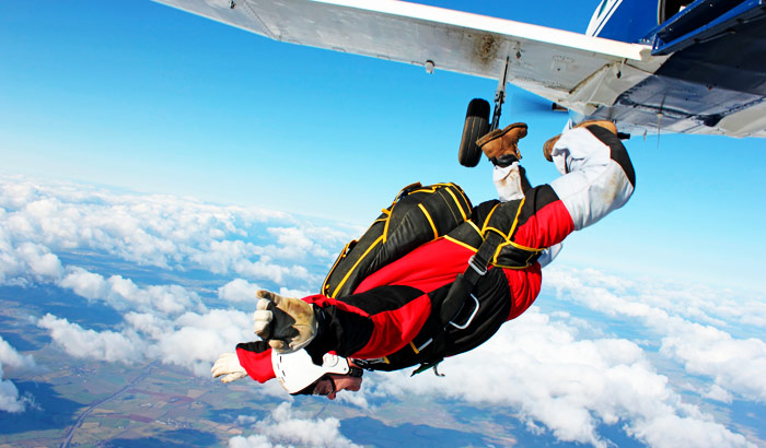 skydiving