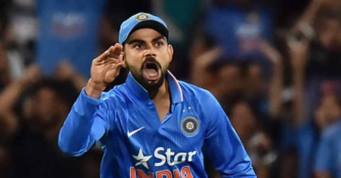 virat kohli takes stand